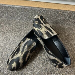 Banana Republic Flats Shoes Women's 8 Slip On Comfort Casual Loafer Fabric Print